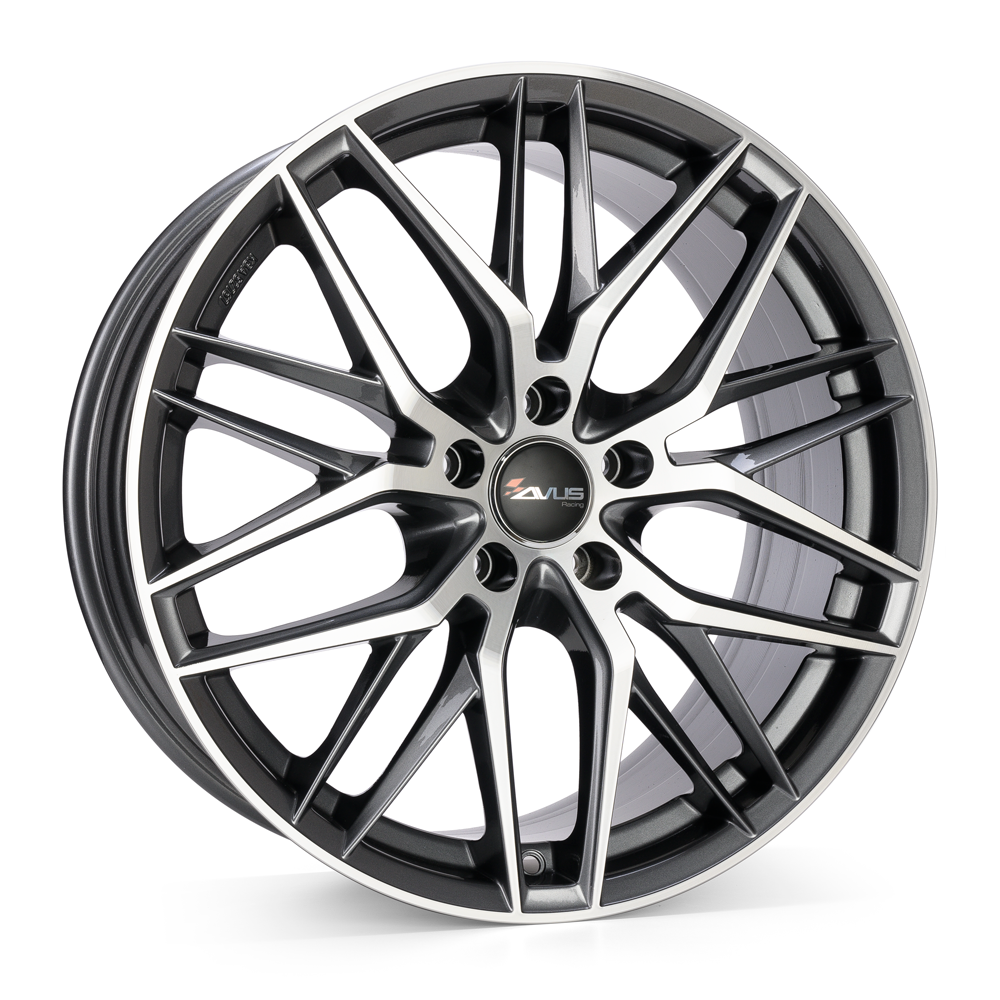 AVUS AF19 hliníkové disky 7,5x17 5x112 ET47 ANTHRACITE POLISHED