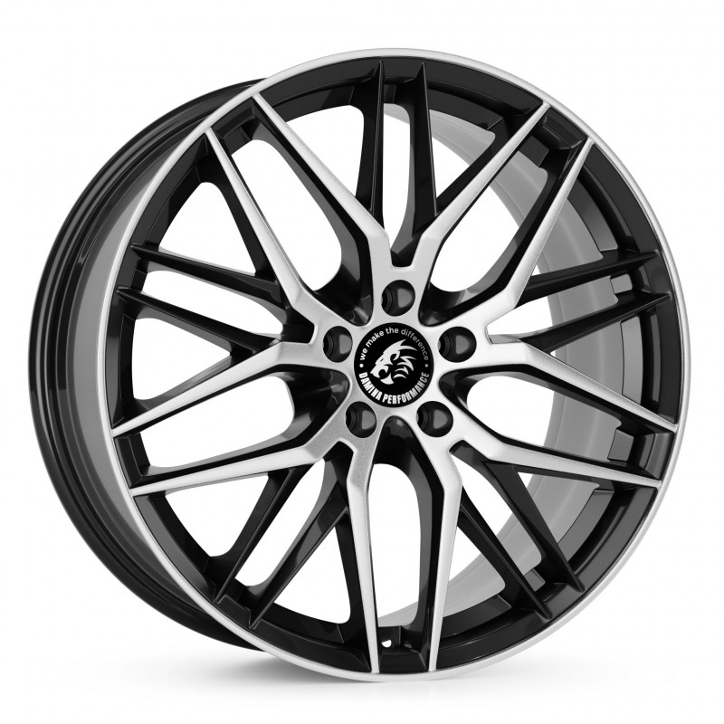 DAMINA PERFORMANCE DM08 hliníkové disky 8,5x20 5x120 ET35 Black Polished