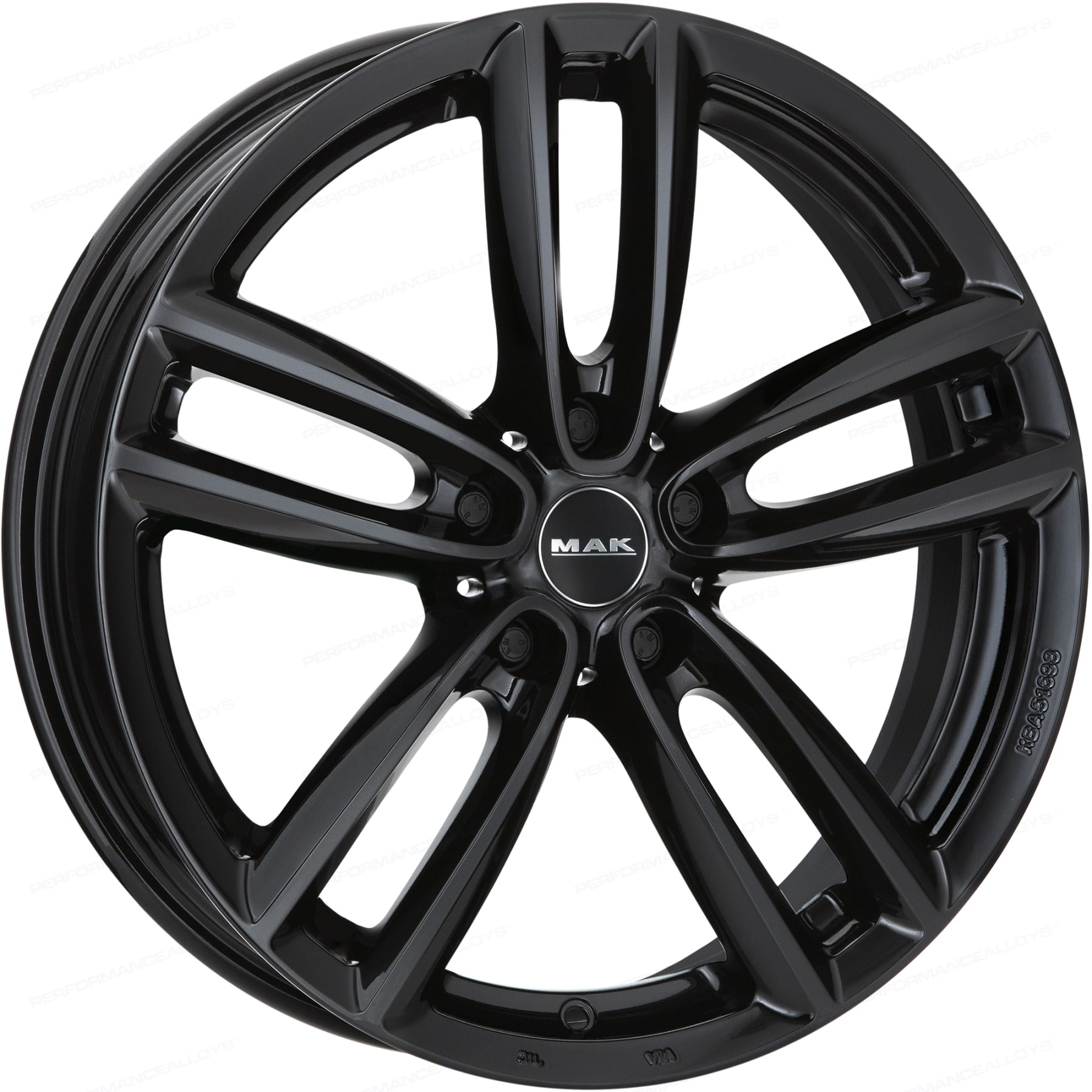 MAK OXFORD hliníkové disky 6,5x16 5x120 ET46 GLOSS BLACK
