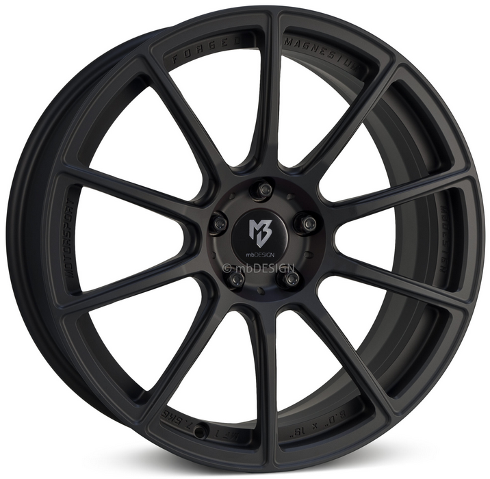 MB DESIGN MF1 hliníkové disky 8x19 5x120 ET45 Schwarz stumpfmatt