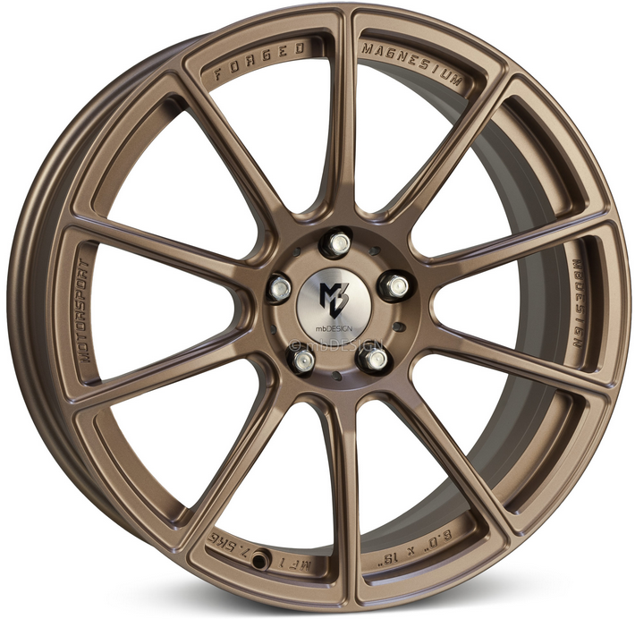 MB DESIGN MF1 hliníkové disky 8x19 5x114,3 ET34 Bronze hell matt