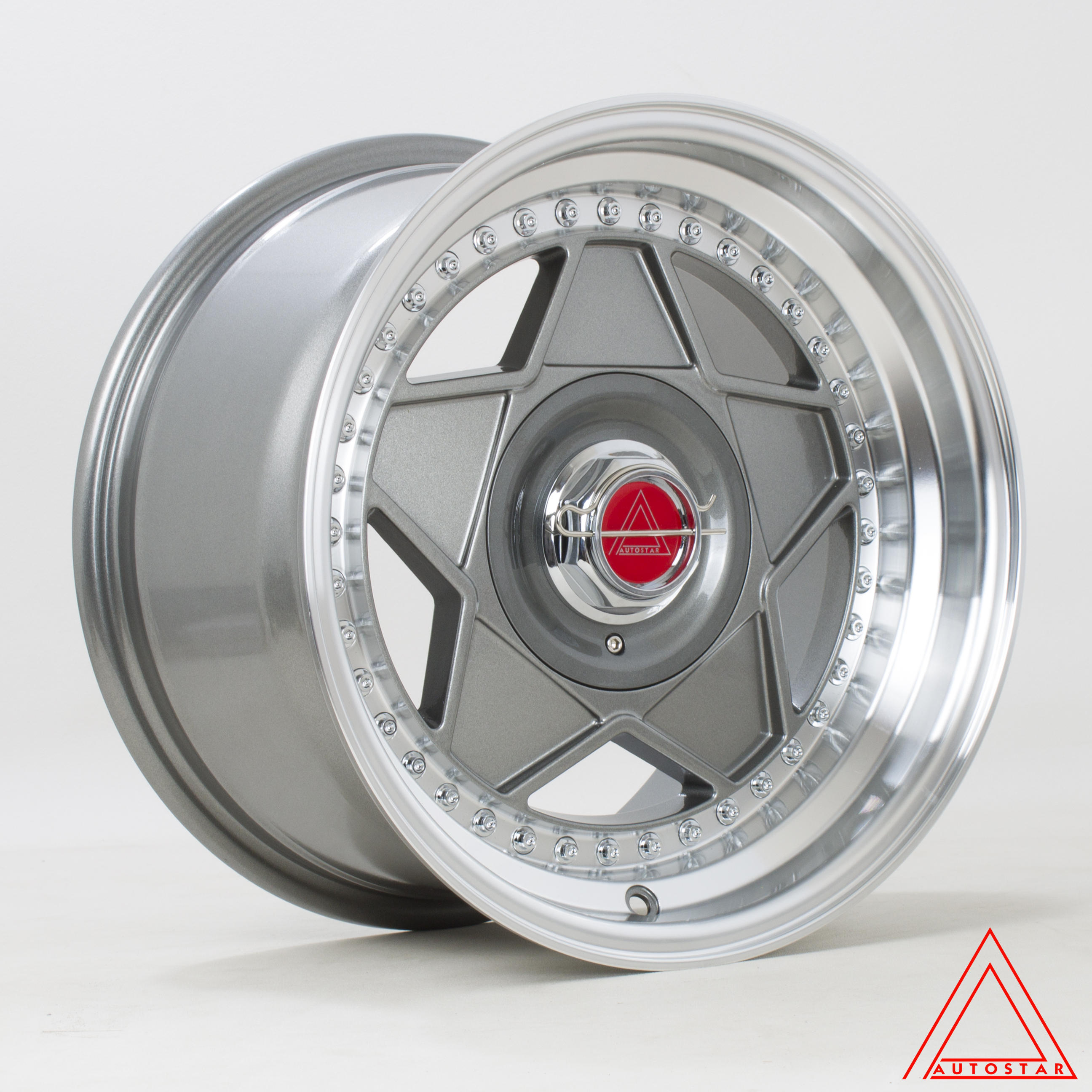 AUTOSTAR Centro hliníkové disky 8,25x15 4x100-108 ET20 RLGunmetal