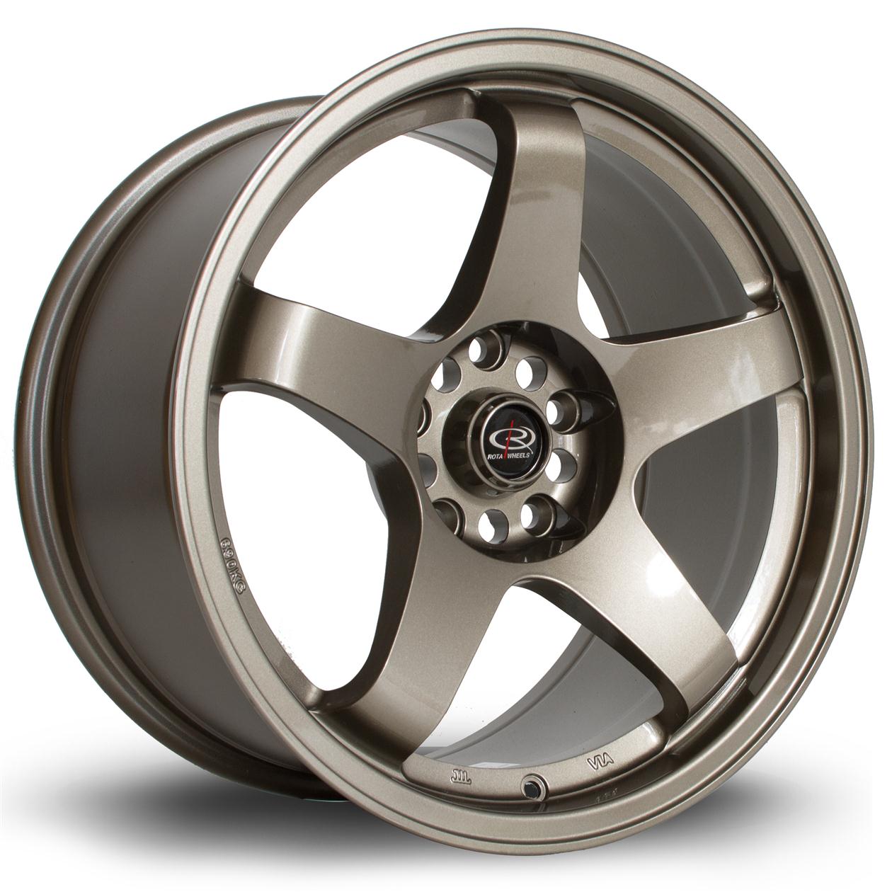 ROTA GTR hliníkové disky 9,5x17 5x114,3 ET30 Bronze