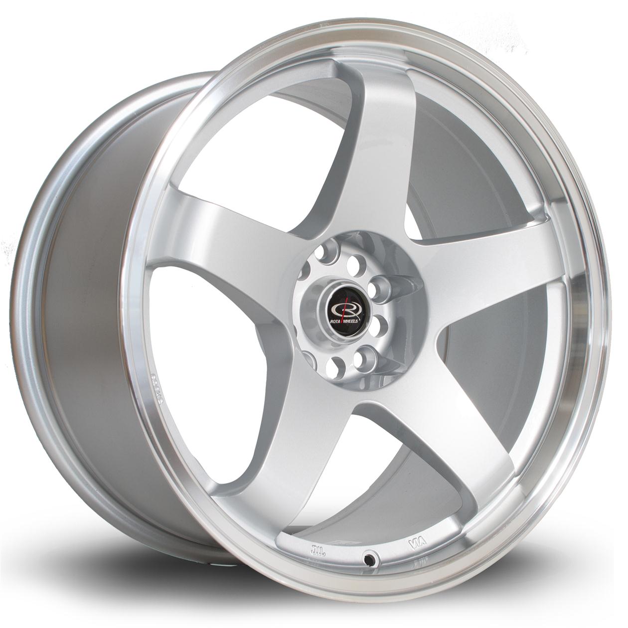 ROTA GTR hliníkové disky 9,5x18 5x114,3 ET12 RLSilver