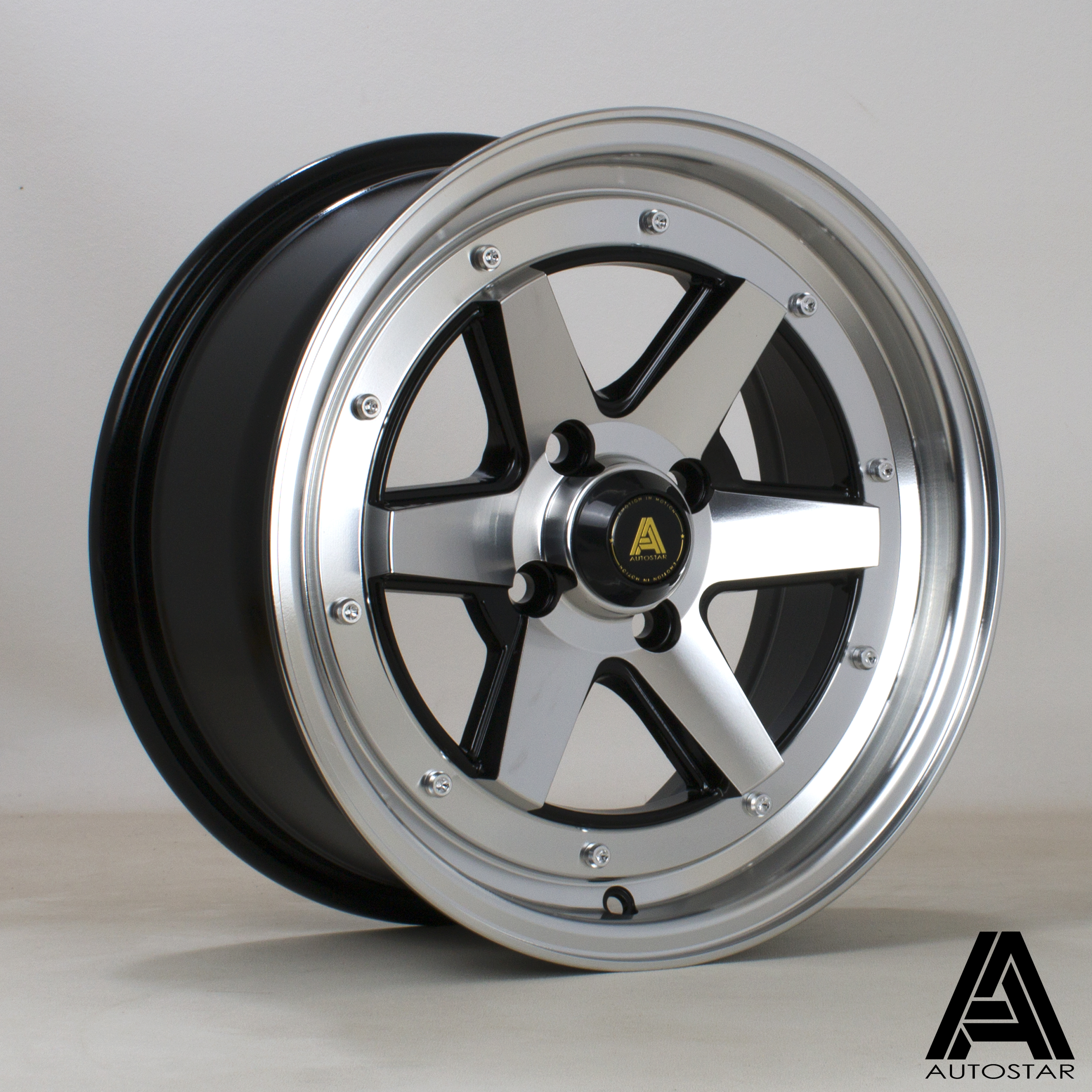 AUTOSTAR Magic hliníkové disky 7x15 4x100 ET35 RFBlack