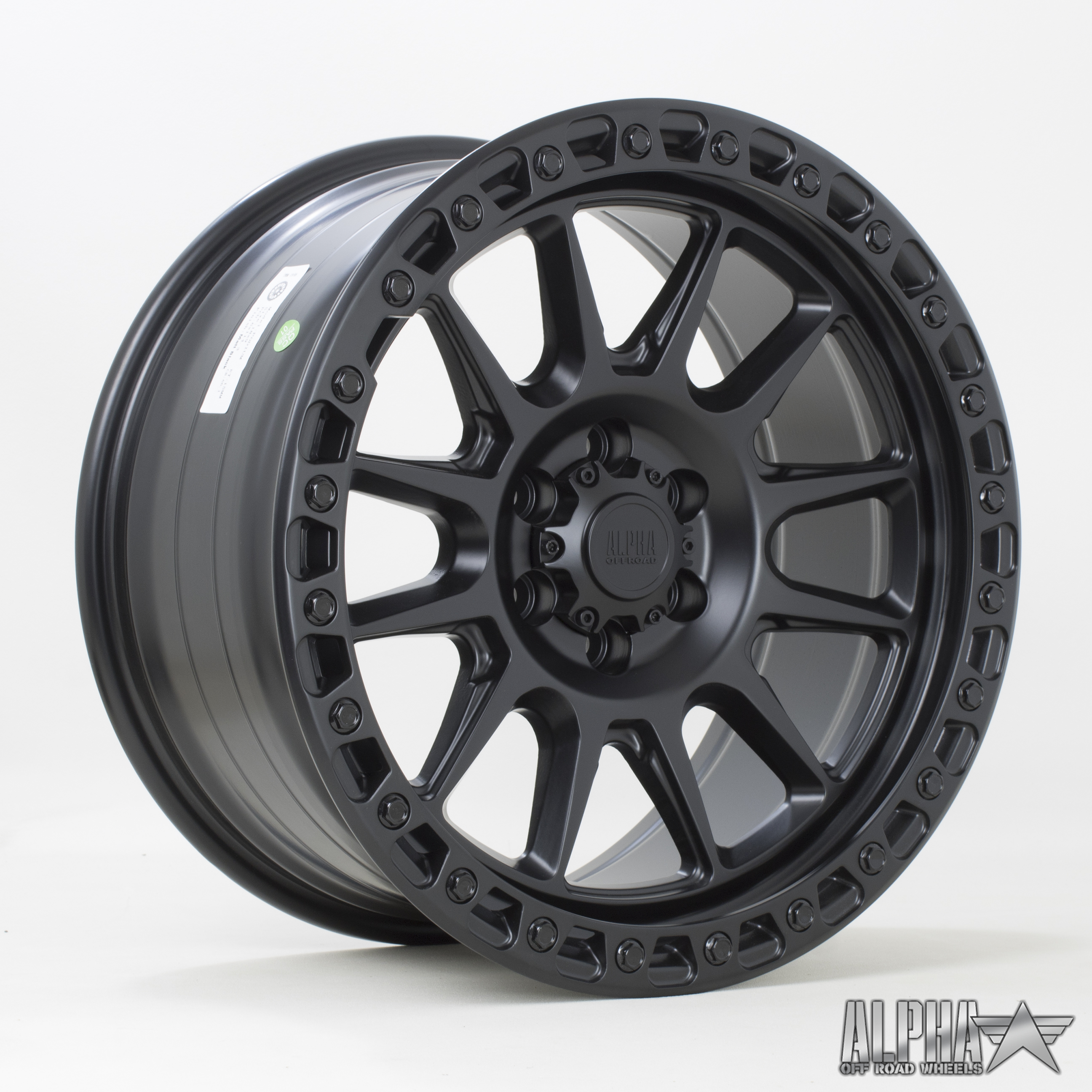 ALPHA OFFROAD Podium hliníkové disky 9x18 6x114,3 ET15 SBlack