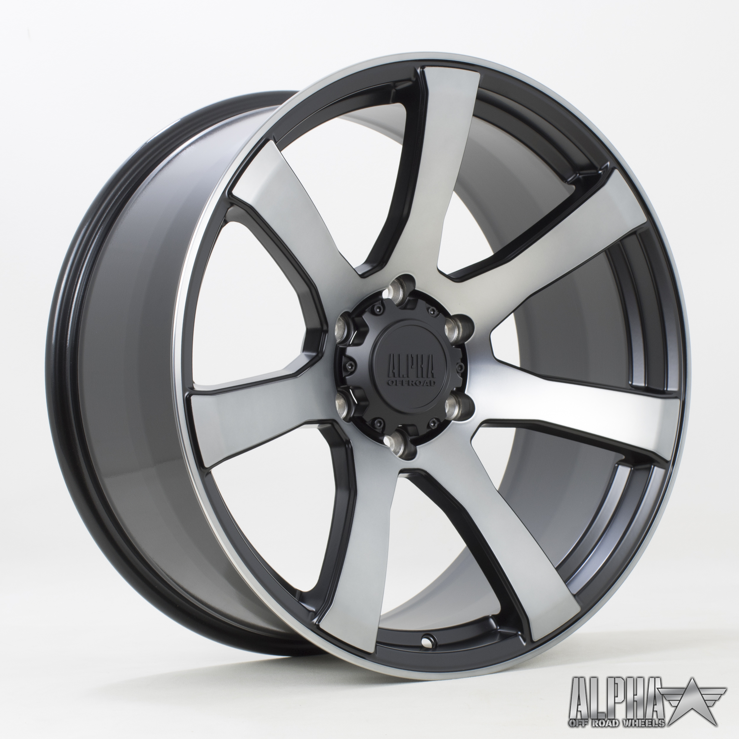 ALPHA OFFROAD RIOT hliníkové disky 9x20 6x139,7 ET10 SBlackMF