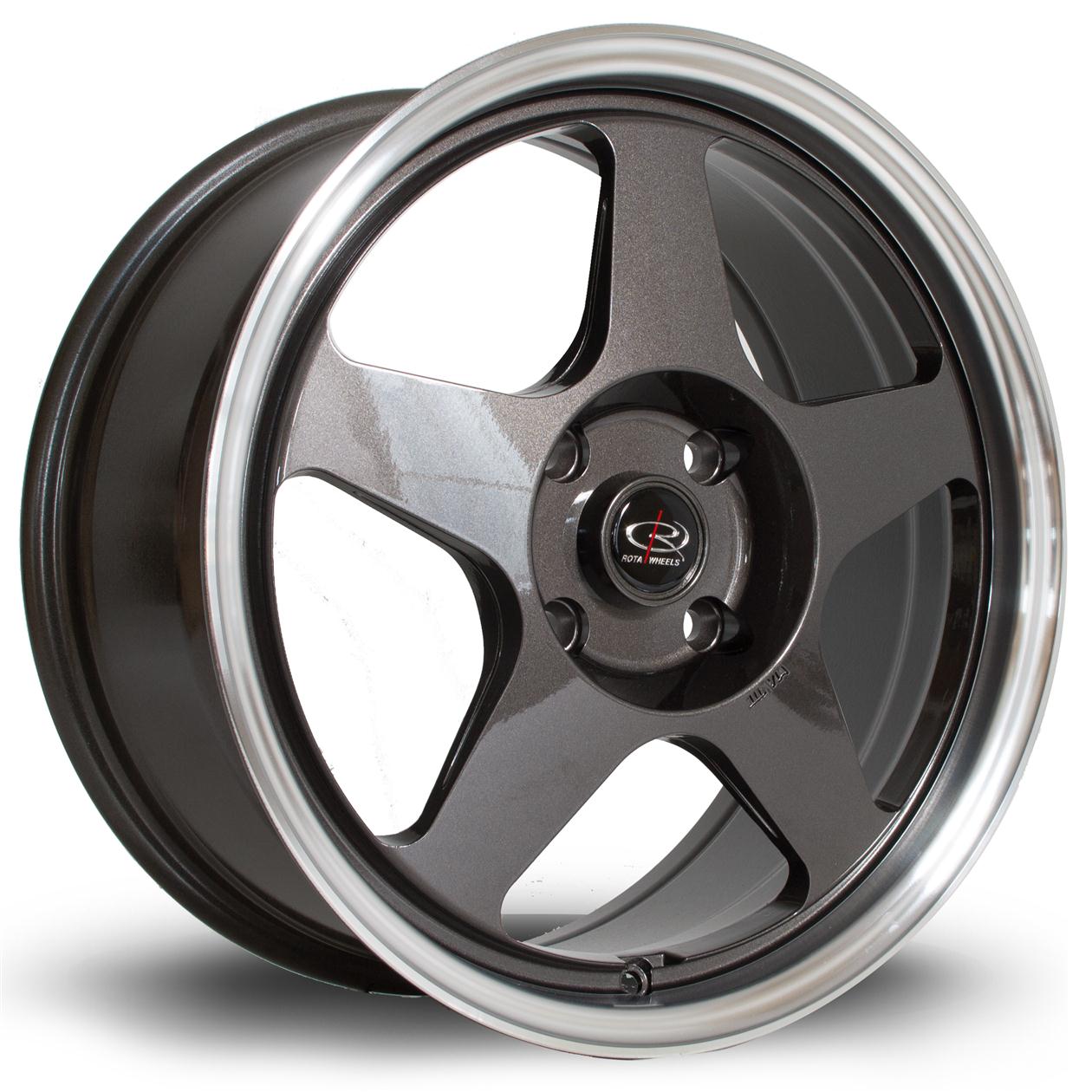 ROTA Slip hliníkové disky 7,5x17 4x100 ET45 RLGunmetal