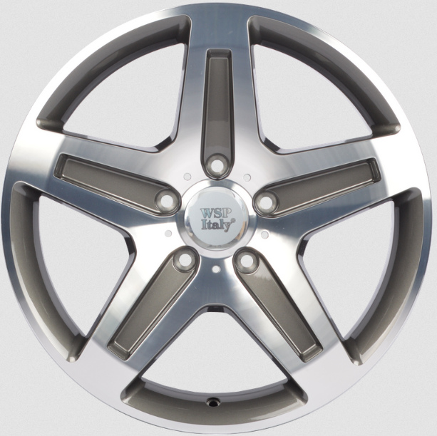 WSP W779 NAGANO MERCEDES hliníkové disky 9,5x19 5x130 ET50 ANTHRACITE POLISHED