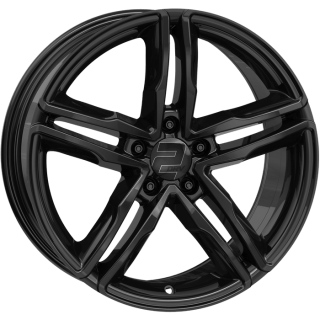 2DRV WH11 hliníkové disky 8x18 5x112 ET45 Black glossy painted
