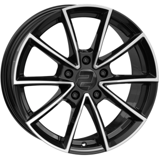 2DRV WH28 hliníkové disky 9x20 5x114,3 ET40 Black full machined