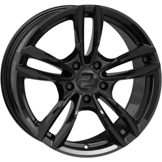 2DRV WH29 hliníkové disky 8,5x18 5x120 ET35 Black glossy painted