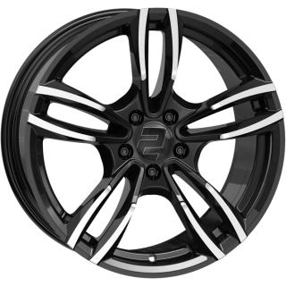2DRV WH29 hliníkové disky 8,5x18 5x120 ET35 Black full machined
