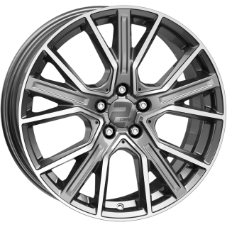 2DRV WH34 hliníkové disky 9x21 5x112 ET38 Daytona grey full machined