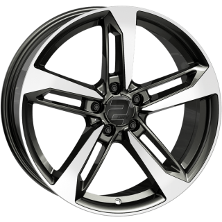 2DRV WH36 hliníkové disky 8,5x19 5x112 ET48 Dark gunmetal full machined
