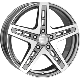 2DRV WH38 hliníkové disky 9,5x22 5x120 ET42 Daytona grey full machined