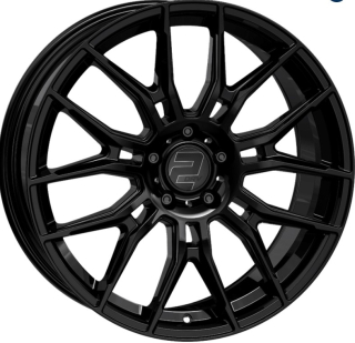2DRV WH42 hliníkové disky 8,5x20 5x112 ET30 Black glossy painted