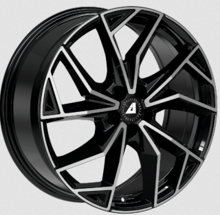 ALUTEC ADX.02 hliníkové disky 7,5x18 4x108 ET18 diamant-schwarz frontpoliert