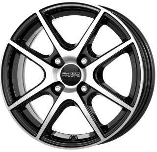 PLATIN P73 hliníkové disky 5,5x14 4x100 ET35 D-SCHWARZ FR.POL