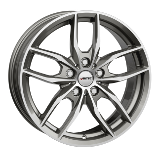 AUTEC Bavaris hliníkové disky 6,5x16 5x112 ET22 titanium silver polished