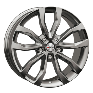 AUTEC Uteca hliníkové disky 8x18 5x112 ET57 Titanium Silver