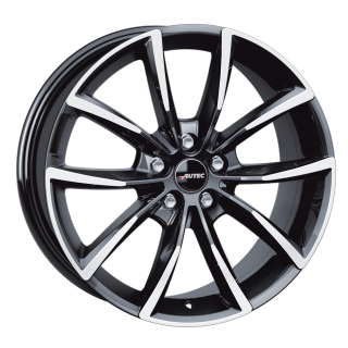 AUTEC Astana Black Polished hliníkové disky 7x17 5x112 ET40 čierny leštený