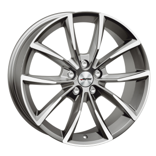 AUTEC Astana Titanium Silver Polished hliníkové disky 8x18 5x114,3 ET48