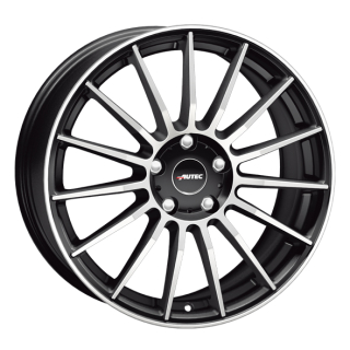AUTEC Lamera Black Matt Polished hliníkové disky 7,5x17 5x114,3 ET45