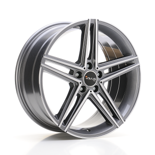 AVUS AC-515 hliníkové disky 7,5x17 5x112 ET52,5 ANTHRACITE POLISHED