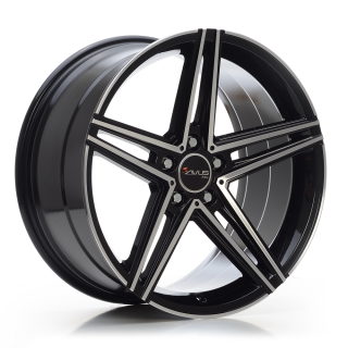 AVUS AC-515 hliníkové disky 7,5x17 5x112 ET52,5 BLACK POLISHED