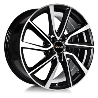 AVUS AC-518 hliníkové disky 6,5x16 4x98 ET30 BLACK POLISHED