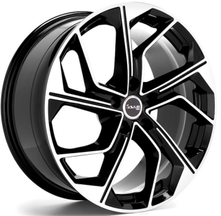 AVUS AC-522 hliníkové disky 8x18 5x112 ET28 BLACK POLISHED