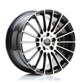 AVUS AC-M03 hliníkové disky 6,5x16 4x108 ET40 BLACK POLISHED