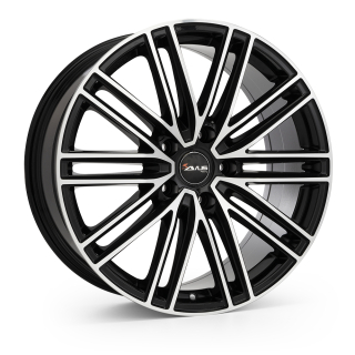 AVUS AC-M08 hliníkové disky 9x20 5x112 ET25 BLACK POLISHED