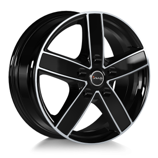 AVUS AC-V51 hliníkové disky 6,5x16 5x108 ET45 BLACK POLISHED