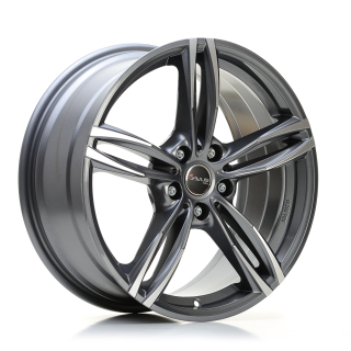 AVUS AF15 hliníkové disky 7,5x17 5x112 ET30 ANTHRACITE POLISHED