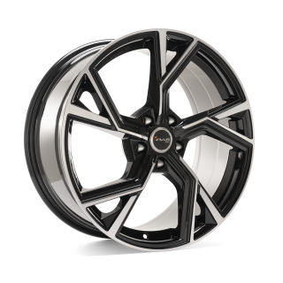 AVUS AF20 hliníkové disky 9,5x21 5x112 ET25 BLACK POLISHED