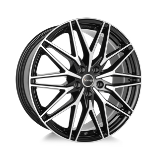 AVUS AC-MB6 hliníkové disky 9x19 5x130 ET44,5 BLACK POLISHED