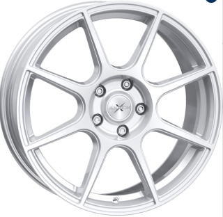 AXXION X2 hliníkové disky 7,5x18 5x108 ET45 Full silver