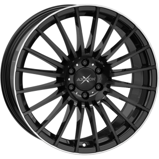 AXXION AX5 hliníkové disky 8,5x19 5x112 ET32 Glossy black with full machined lip