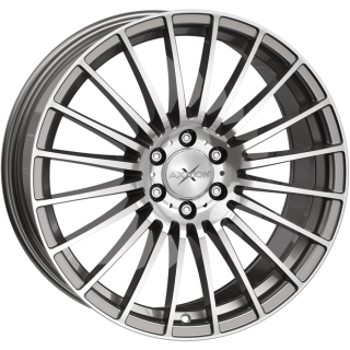 AXXION AX5 hliníkové disky 8x18 5x112 ET45 Daytona grey full machined