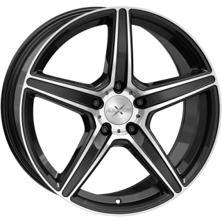 AXXION AX7 hliníkové disky 10,5x20 5x120 ET25 Black full machined
