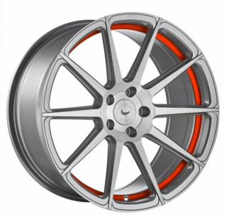 BARRACUDA PROJECT 2.0 hliníkové disky 8,5x19 5x108 ET40 silver brushed/ undercut Color Trim rot