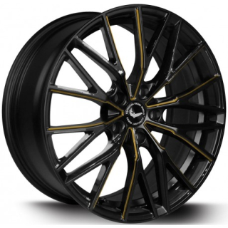BARRACUDA PROJECT 3.0 hliníkové disky 8,5x18 5x115 ET38 Black gloss Flashgold