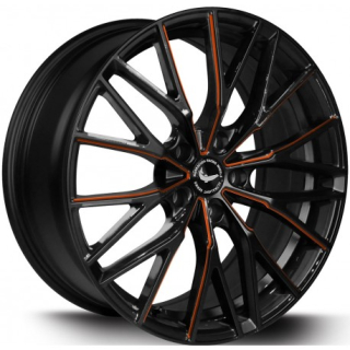 BARRACUDA PROJECT 3.0 hliníkové disky 8,5x18 5x115 ET38 Black gloss Flashorange