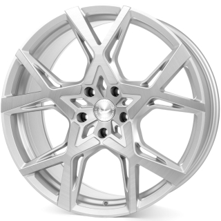 BARRACUDA PROJECT X hliníkové disky 10x22 5x108 ET40 Silver-brushed-Surface