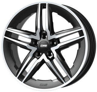 CMS C29-AERO hliníkové disky 7,5x18 5x112 ET50 Diamond Black Gloss