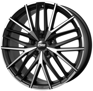 CMS C36 hliníkové disky 8x18 5x112 ET30 Diamond Matt Black