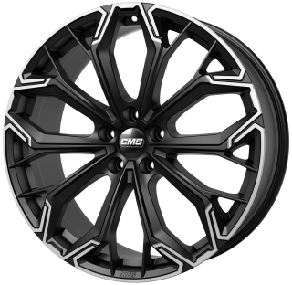 CMS C37 hliníkové disky 8,5x20 5x114,3 ET45 Diamond Matt Black