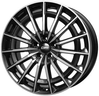 CMS C38 hliníkové disky 8x19 5x112 ET32,5 Diamond Black Gloss